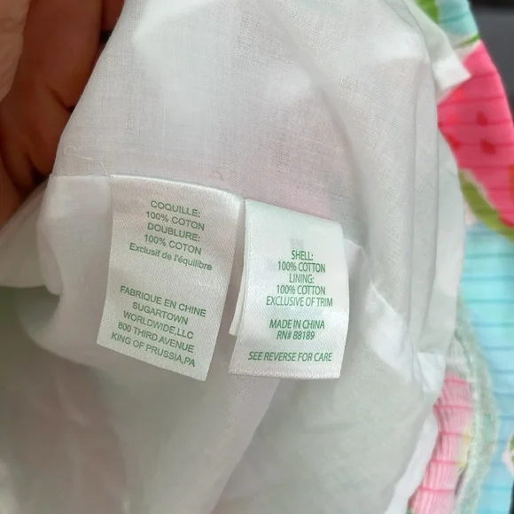 Lilly Pulitzer Cathy Shift Pink Lemonade imperfect sz 8 - Picture 2 of 8